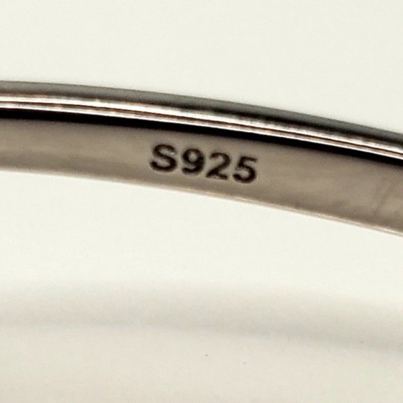 Sterling Silver Infinity "Blessed" Bangle - Picture 5 of 6